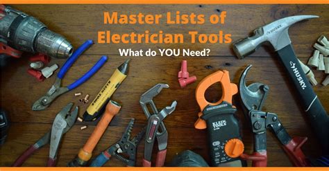 residential electrician tool list